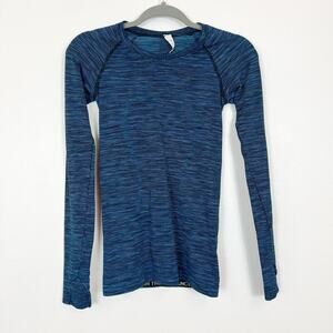 Lululemon Swiftly Tech Long Sleeve 2.0 Prism Stripe Turquoise Tide Multi 4